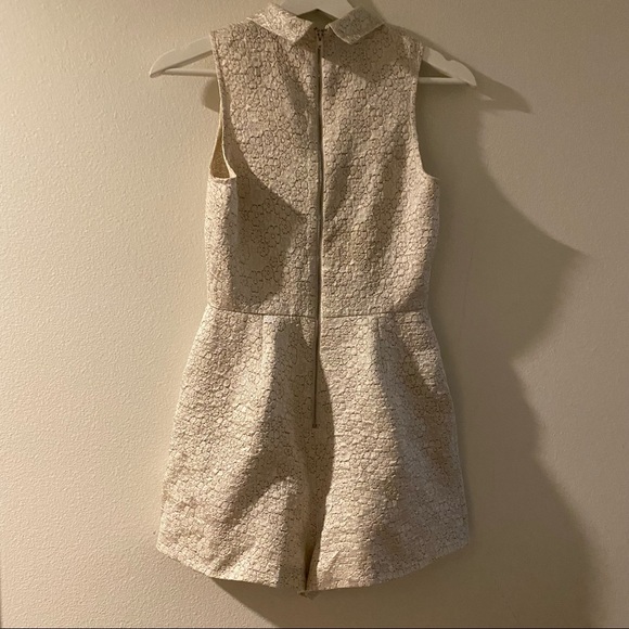 TOPSHOP Jacquard Romper size 2 - Picture 3 of 6
